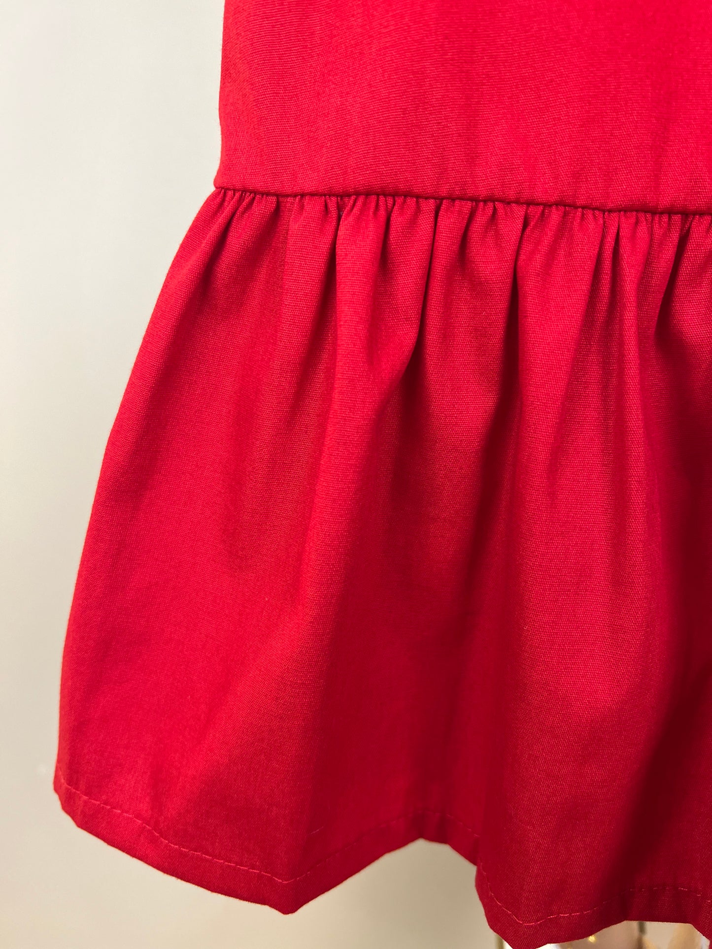 Vestido Infantil Jumper Tricoline com Laço - Beabá