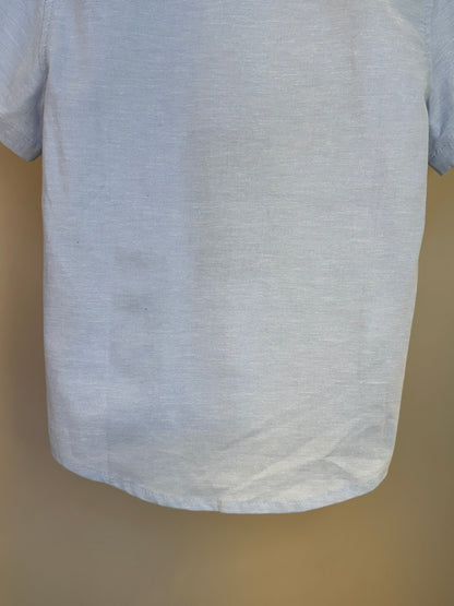 Camisa Infantil MC Oxfordine Azul - Dame