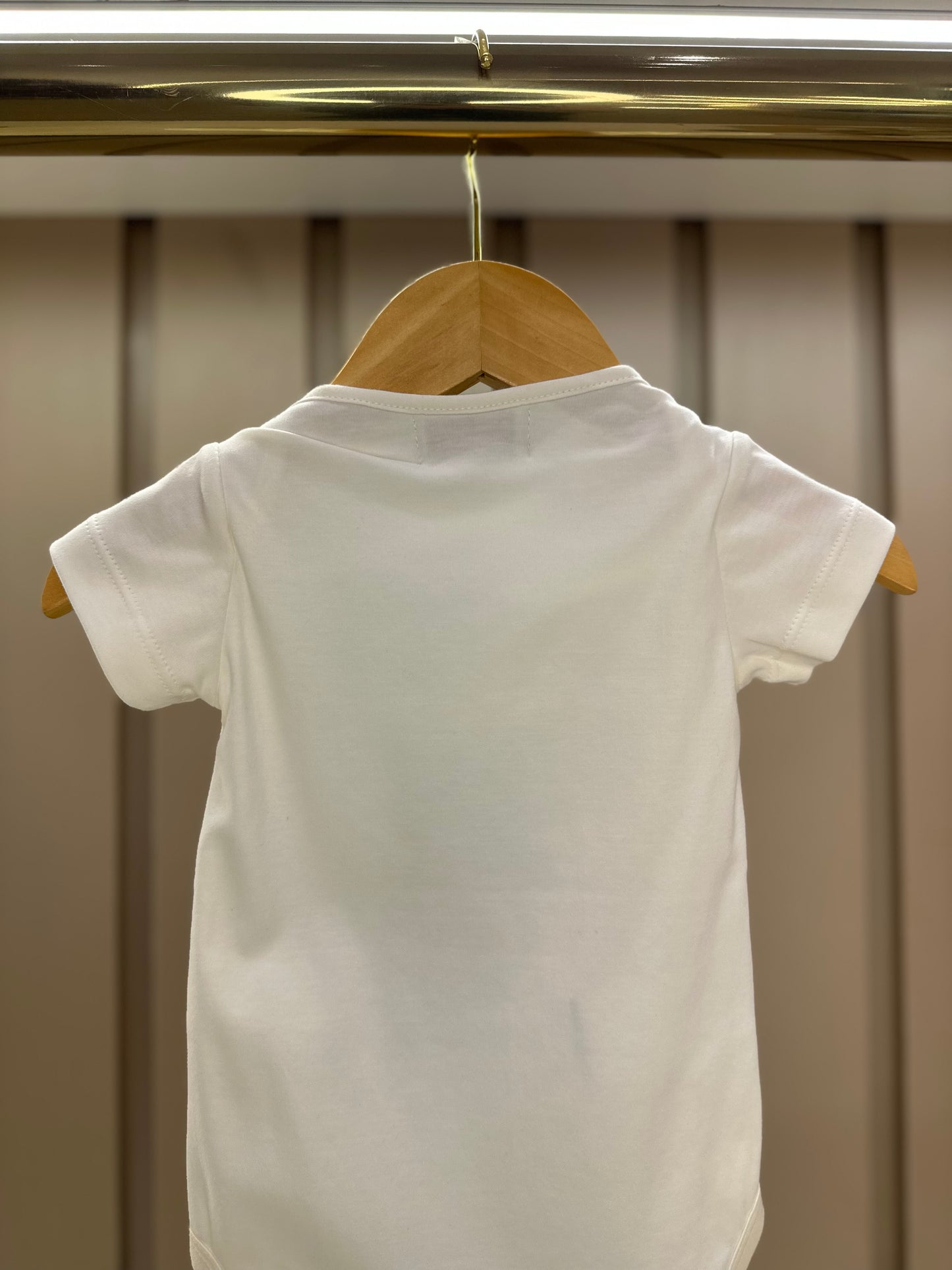 Body Bebê Algodão Pima Off White - Dame