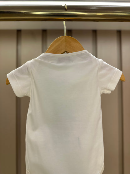 Body Bebê Algodão Pima Off White - Dame