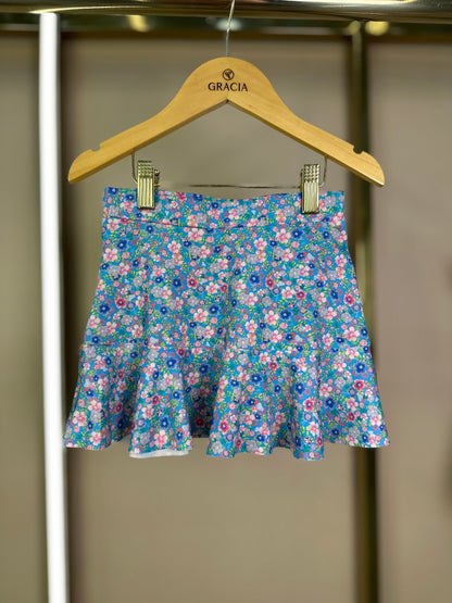Saia Infantil Babado Floral - L'été