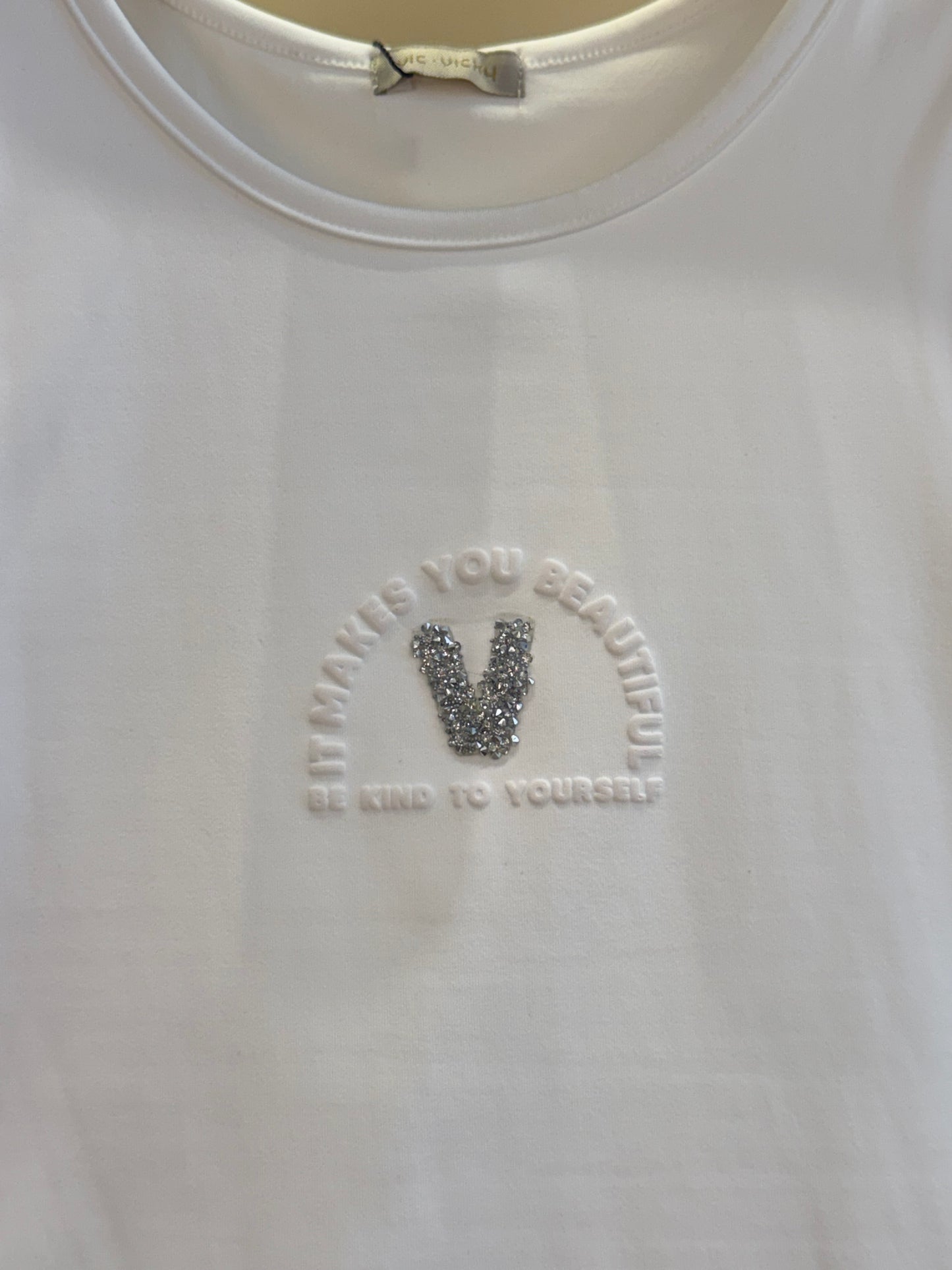 Conjunto Teen Blusa Regata e Short-Saia Off White - Vic Vick