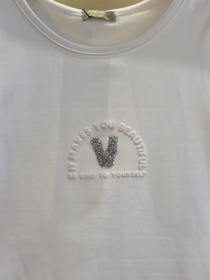 Conjunto Teen Blusa Regata e Short-Saia Off White - Vic Vick