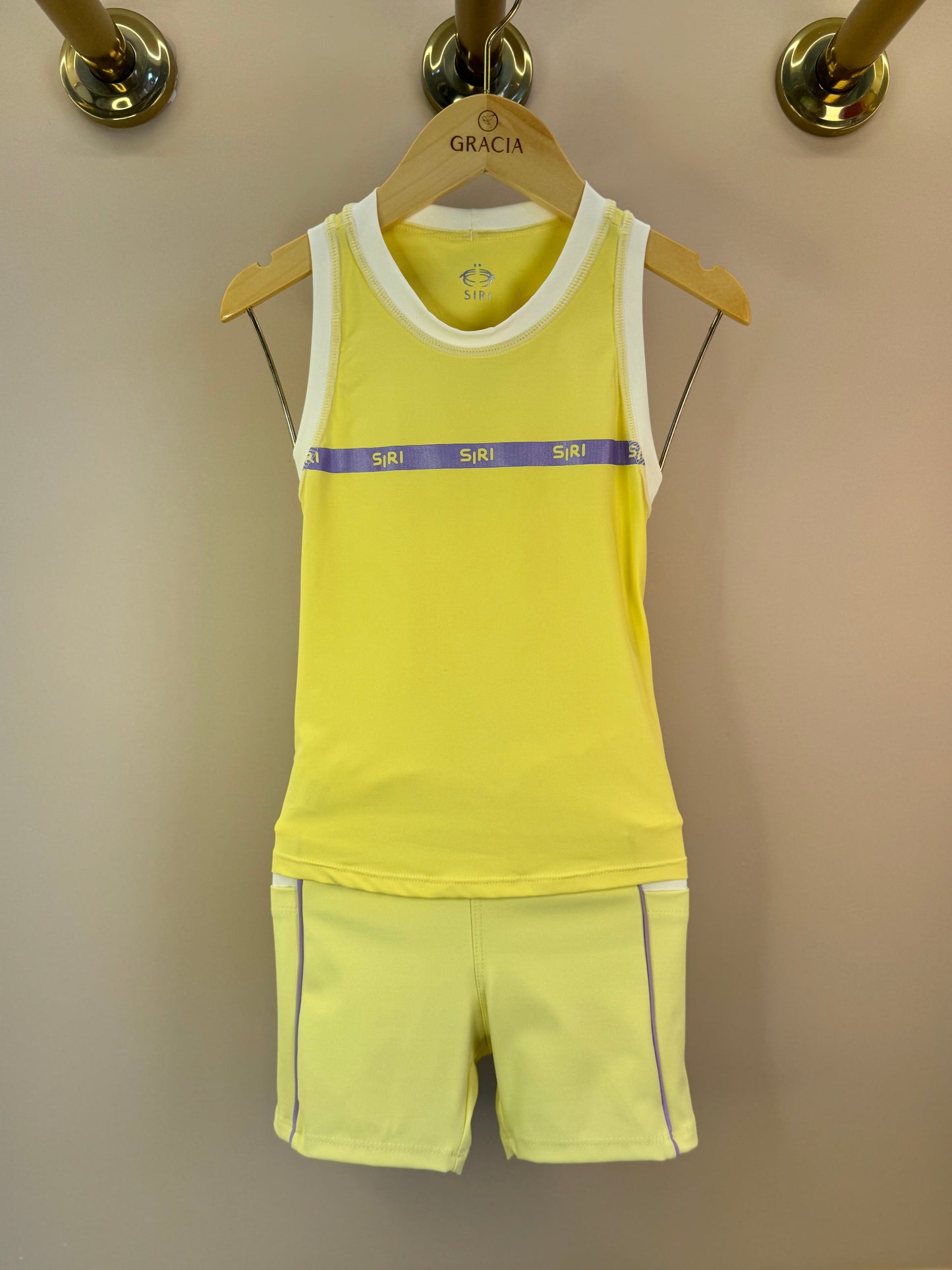 Conjunto Infantil Regata Atena Chloe Silk Diversão e Bermuda Isis Silk Diversão - Siri Sport