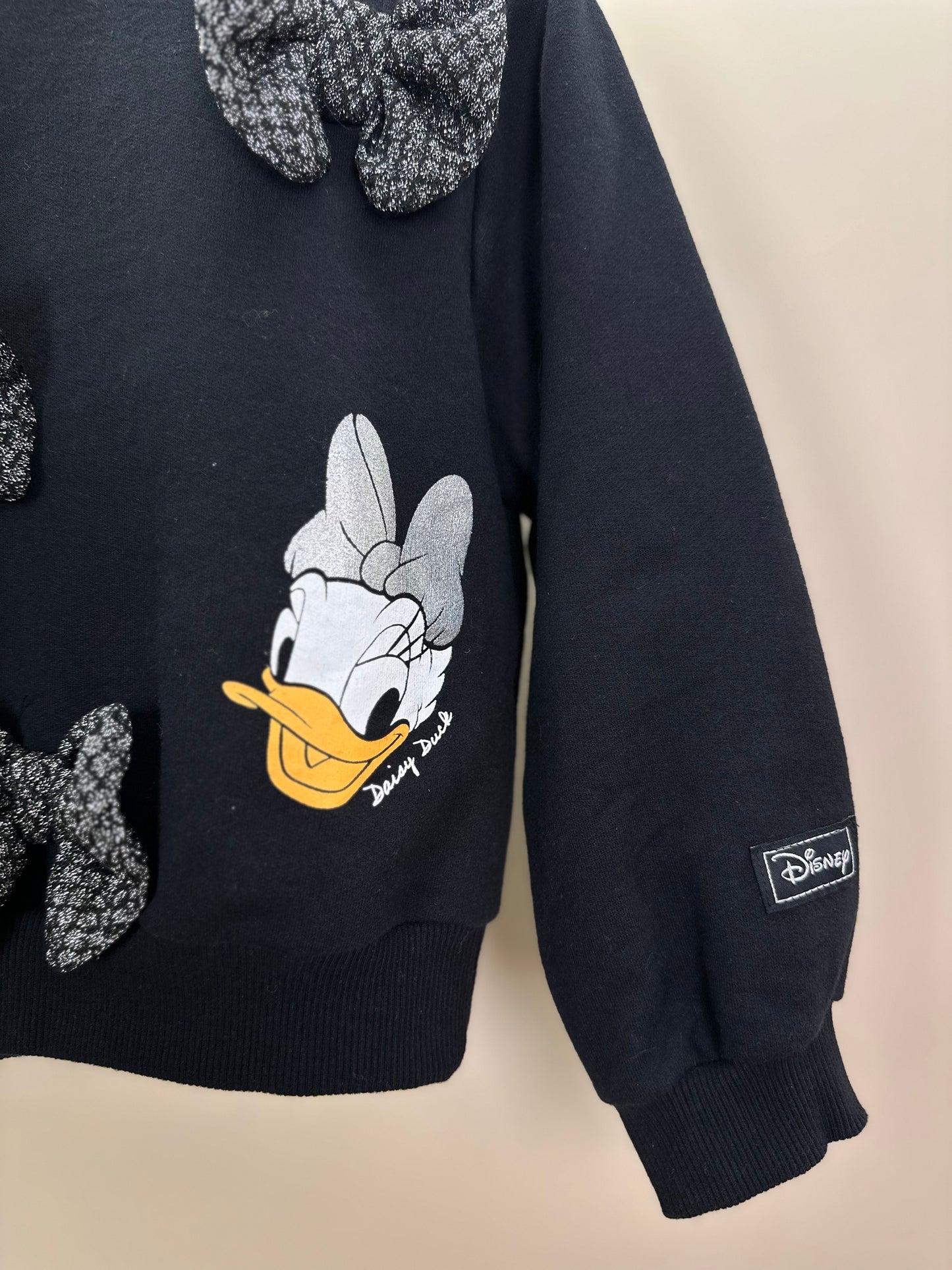 Casaco Infantil Daisy Com Laços Preto - Momi