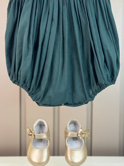 Pimpão Bebê Clássico Algodão Verde Musgo - Gracia