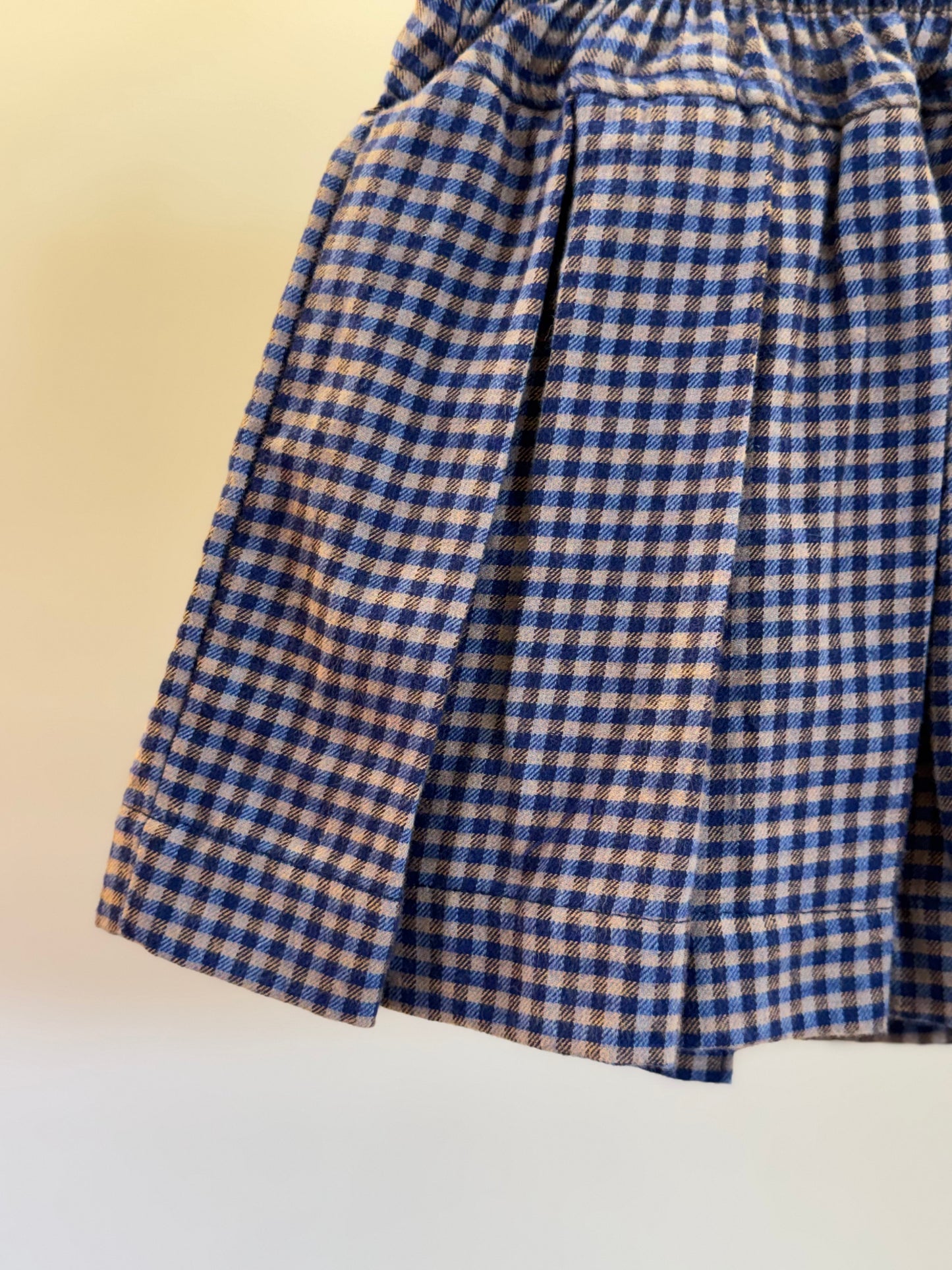 Saias-shorts Infantil Xadrez Pregas - Pituchinhus