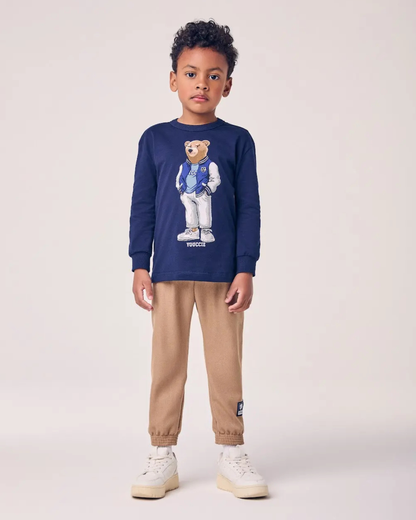 Conjunto Infantil T-Shirt Urso e Calça - Youccie