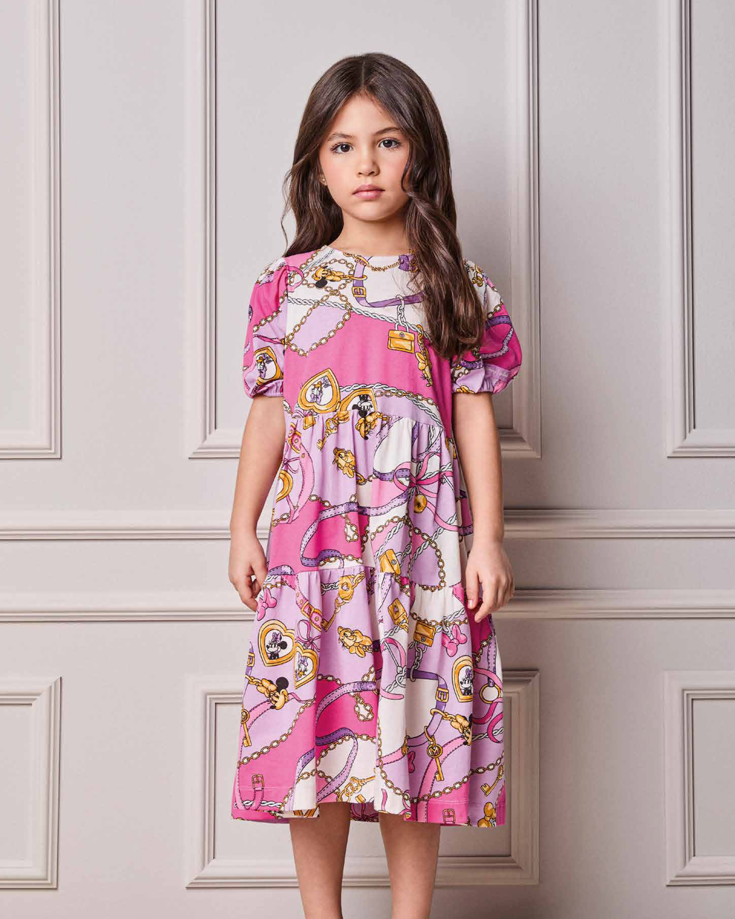 Vestido Infantil Memórias Disney - Animê