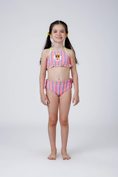 Biquíni Infantil Cropped Luana Est Pop - Siri Kids