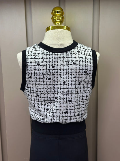 Conjunto Infantil Trio Blusa Comfy, Colete Tweed Molecotton e Legging Fly Tech Preta  - Infanti