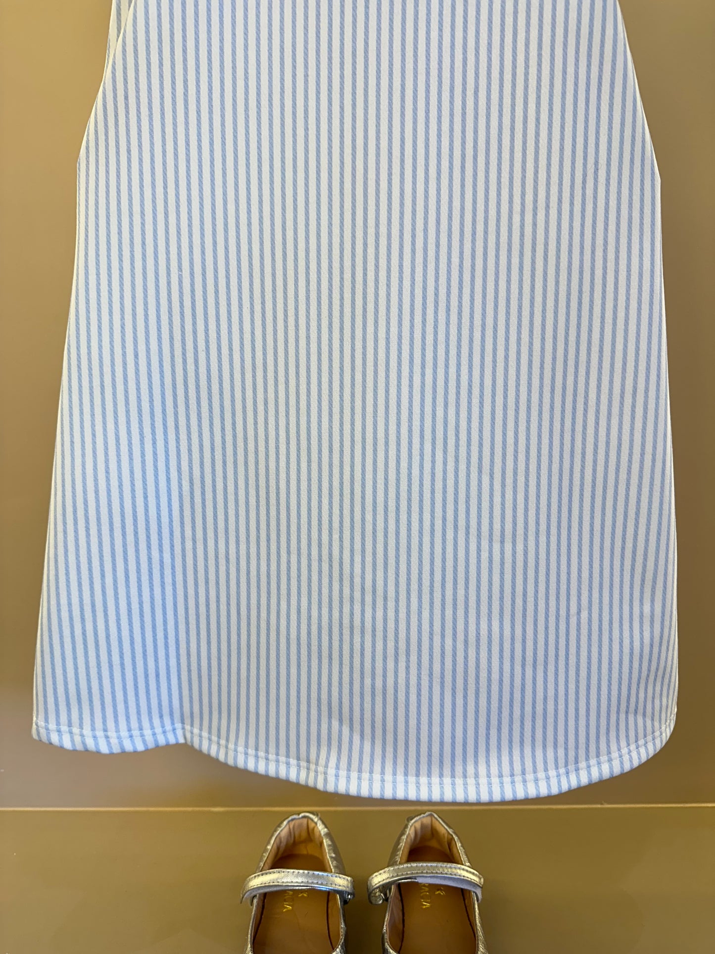 Vestido Infantil Trapézio Spitz Azul  - Infanti