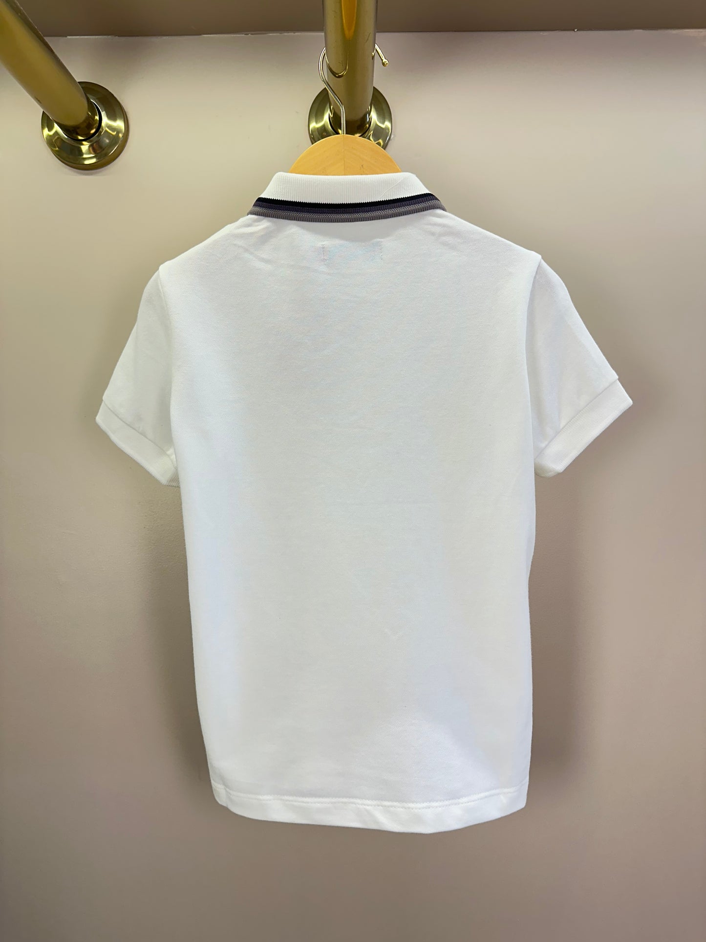 Polo Infantil Piquet Básica Off White - Reserva Mini