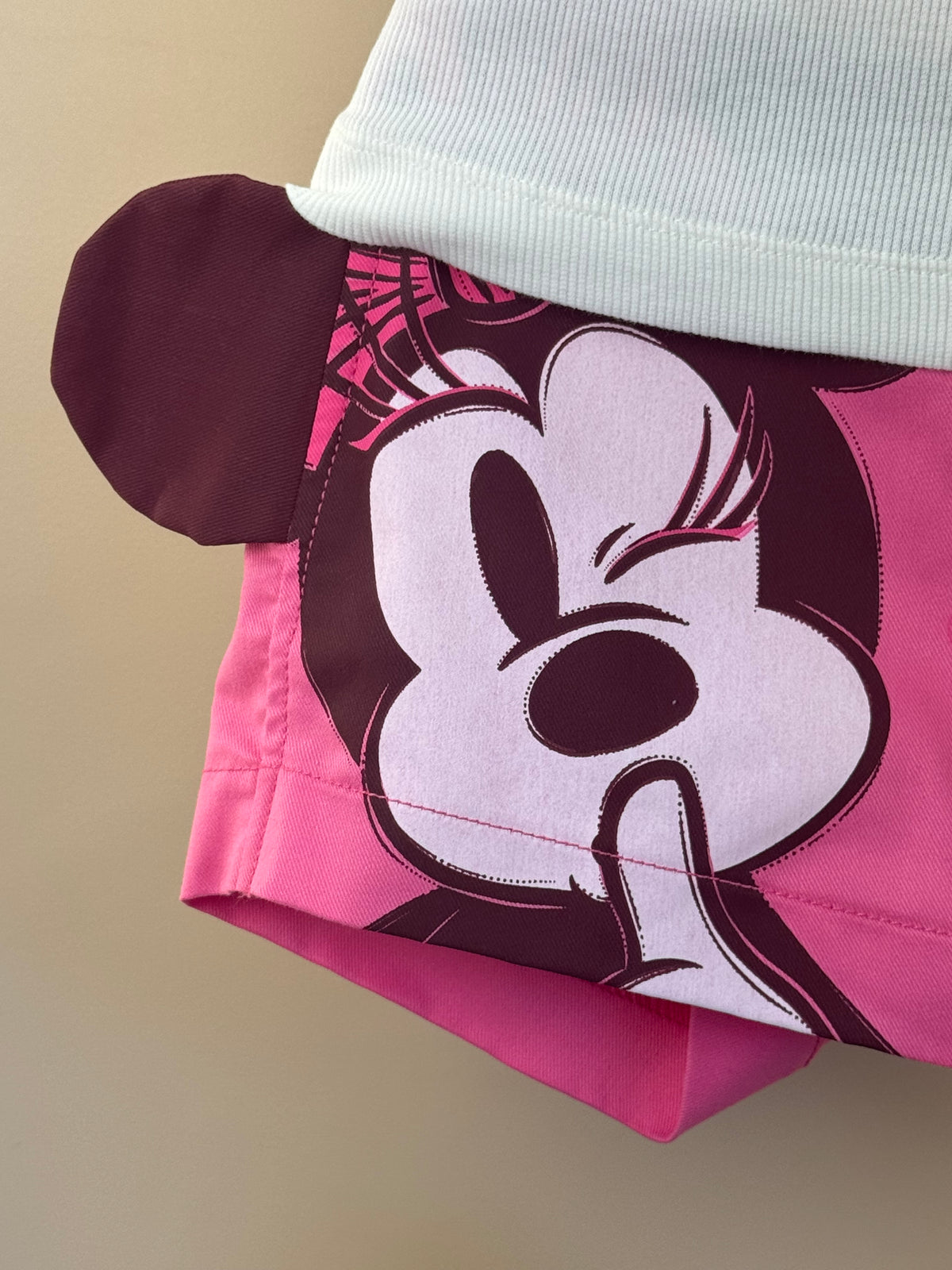 Conjunto Infantil Blusa e Shorts Saia Minnie Mouse - Animê