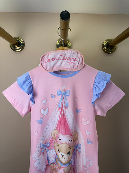 Camisola Infantil Pijama Ursinha - Infanti