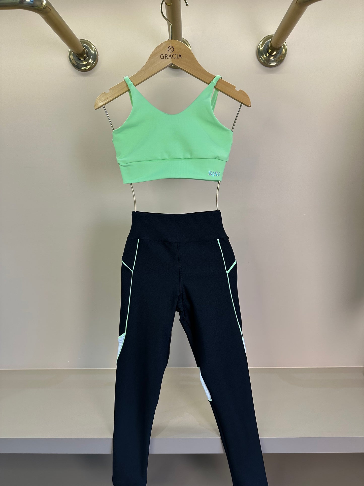 Conjunto Infantil Top Sara Maxxi Conexão e Legging Isis Trilobal Conexão - Siri Sport