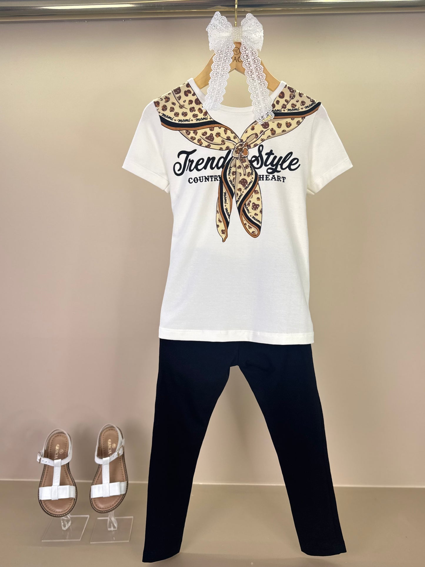 Conjunto Infantil Blusa Trend Style e Legging - Momi