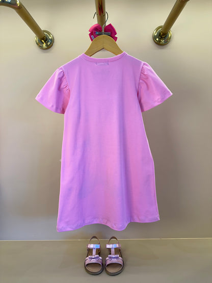 Vestido Infantil Estampa Daisy Duck Saia de Tule - Momi