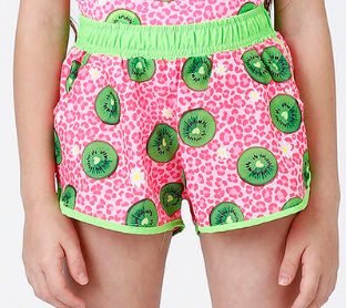 Shorts Infantil Letícia Est Kiwi - Siri Kids