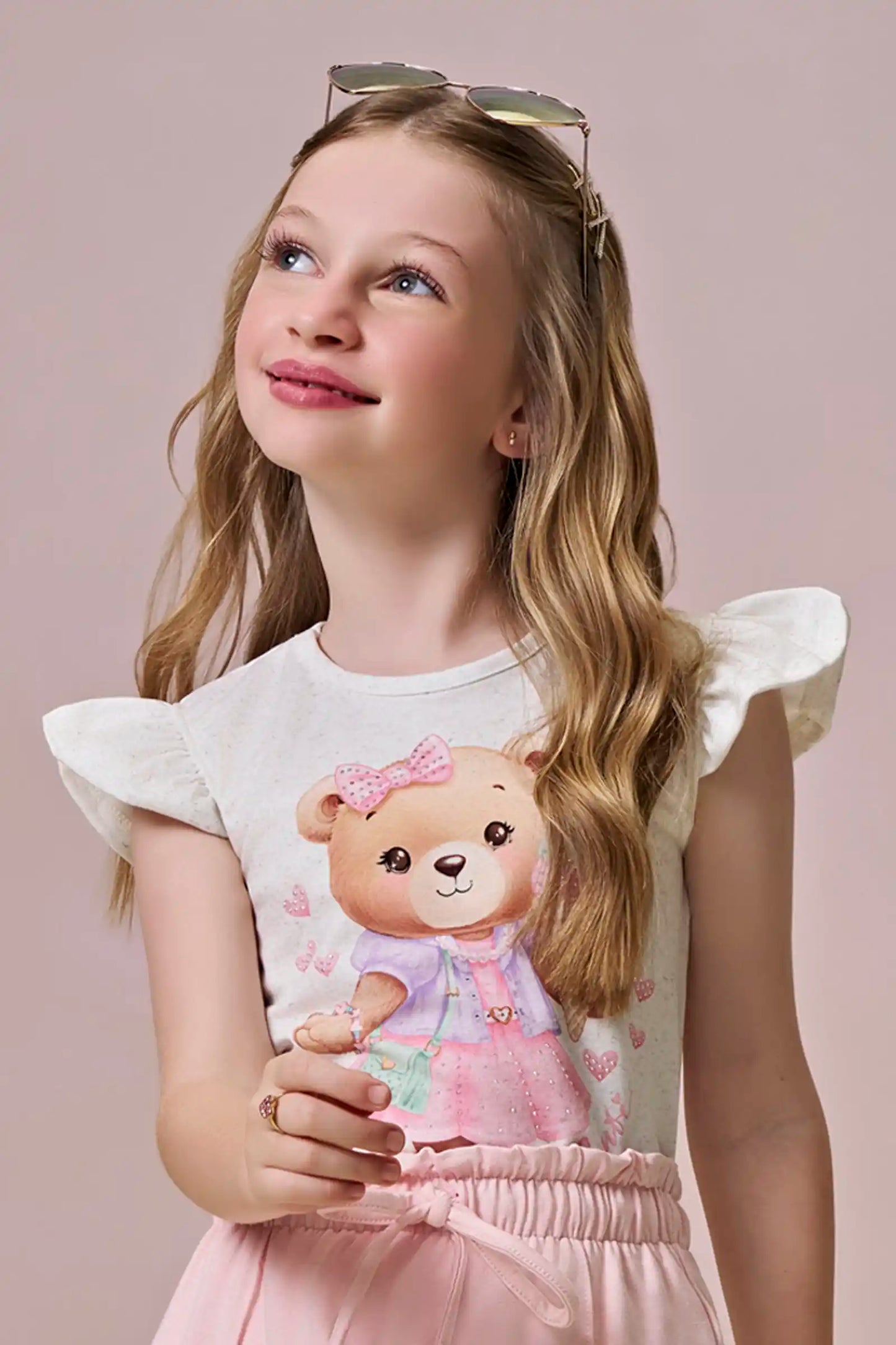 Óculos de Sol Infantil Rosa - Infanti