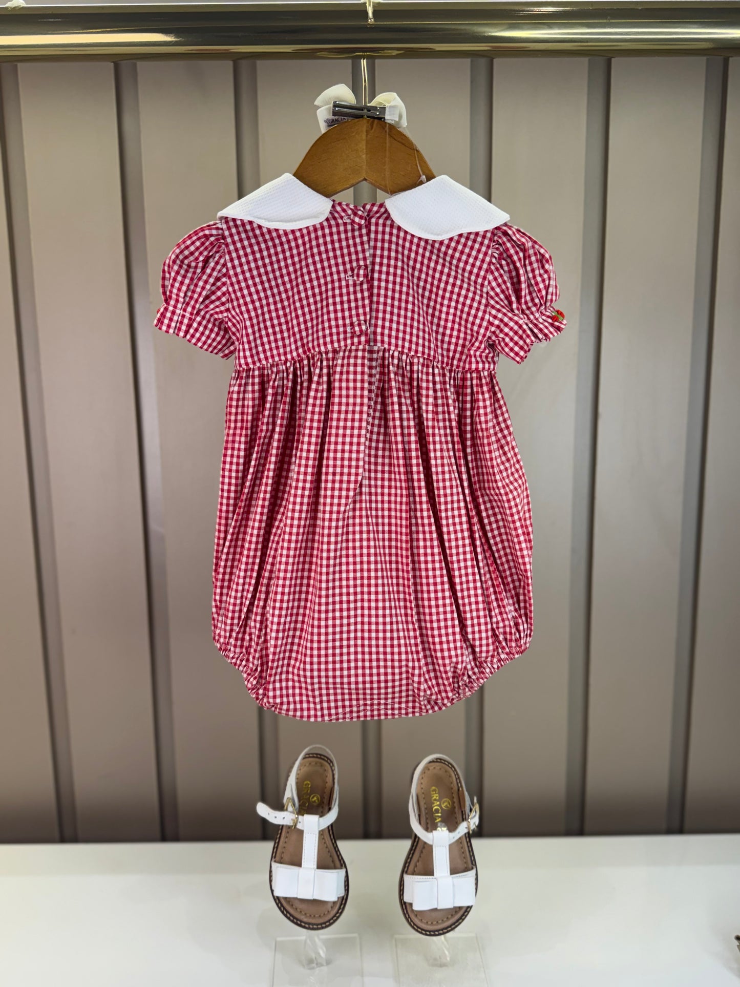 Pimpão Bebê Clássico Algodão Bella Vermelho - Gracia