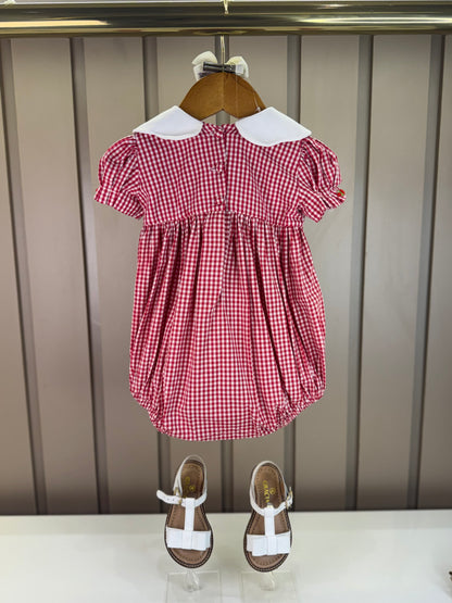 Pimpão Bebê Clássico Algodão Bella Vermelho - Gracia