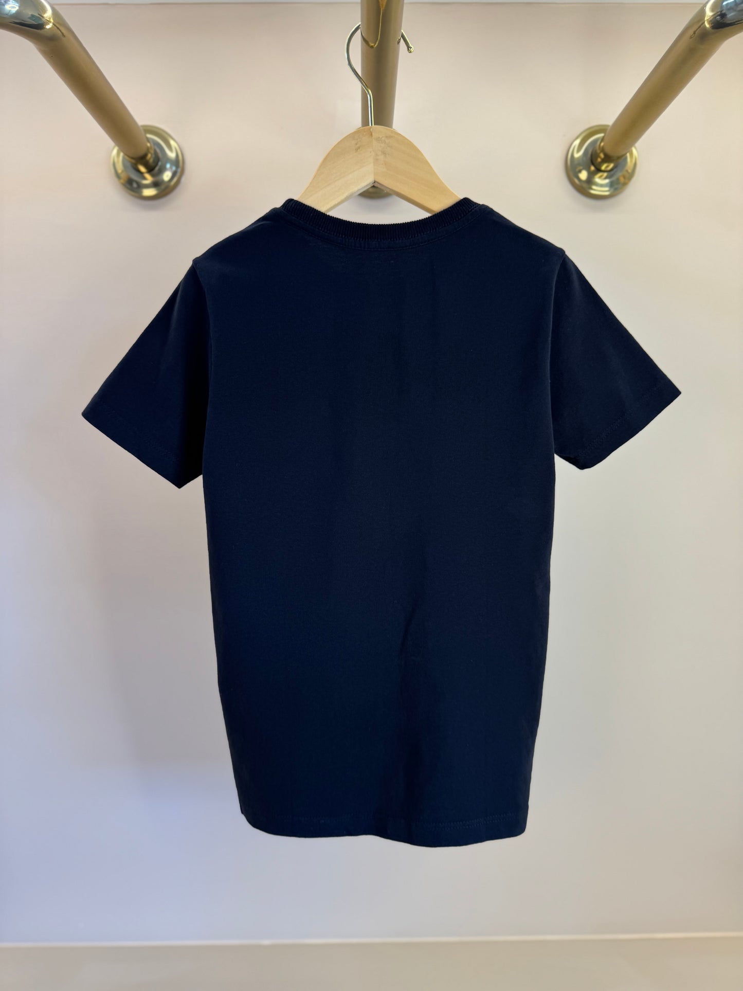 Camiseta Infantil Bolso Algodão MC Preta - Dudes