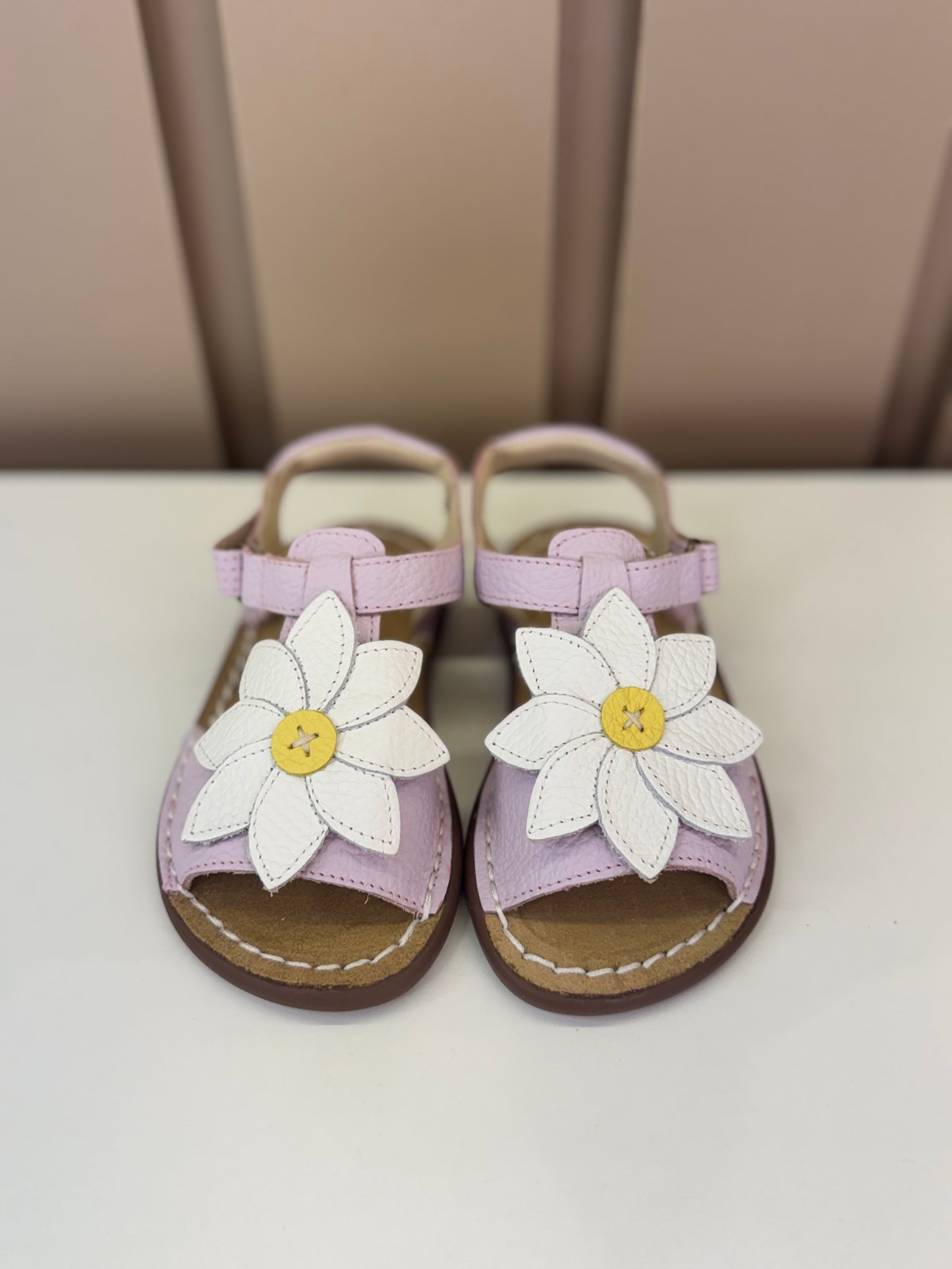 Sandália Infantil Carrossel Lilac/Flor Margarida - Petit Cheval