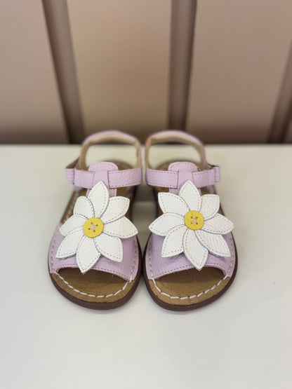 Sandália Infantil Carrossel Lilac/Flor Margarida - Petit Cheval