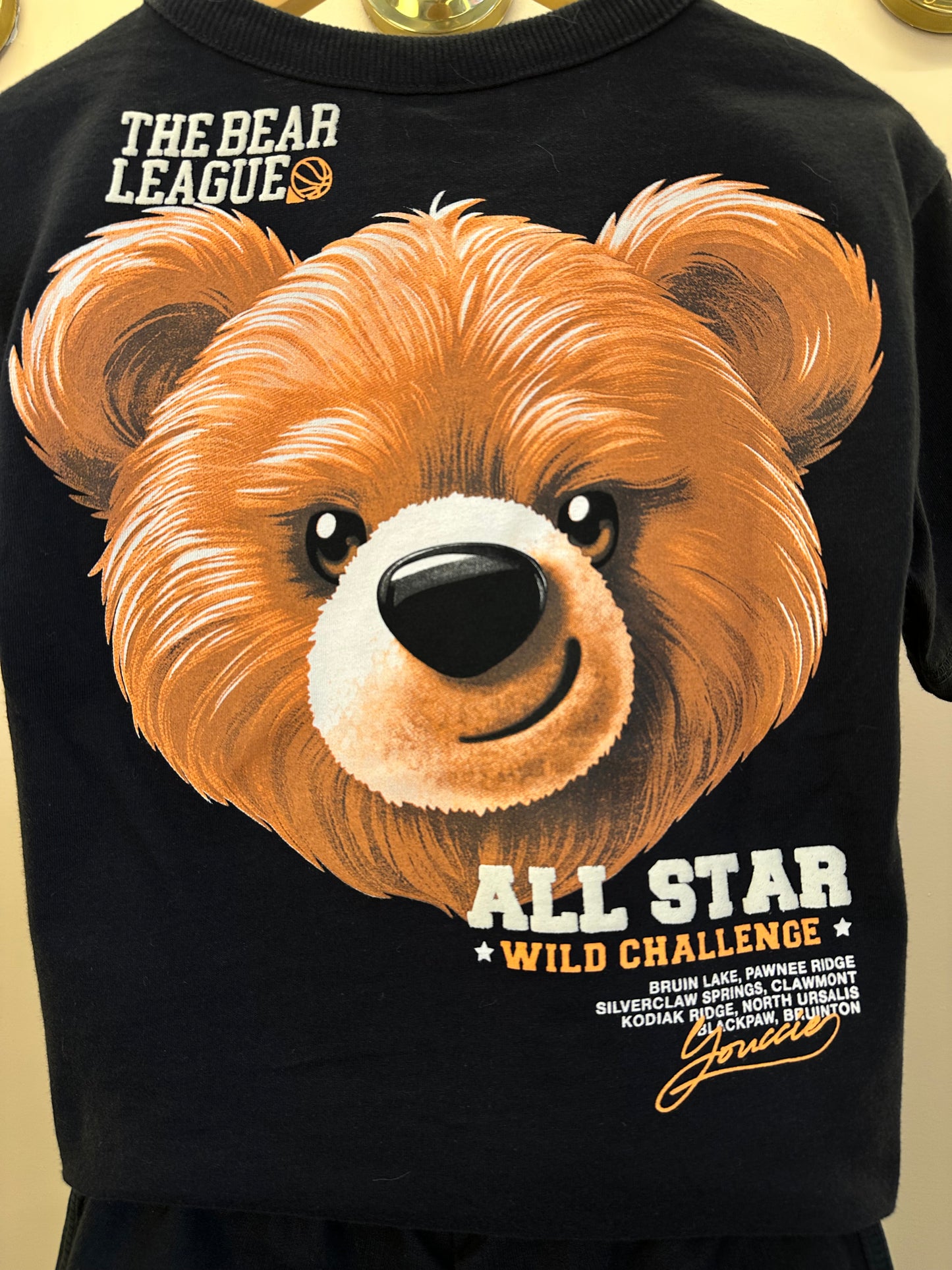 Conjunto Infantil T- Shirt Estampa Bear League e Bermuda - Youccie