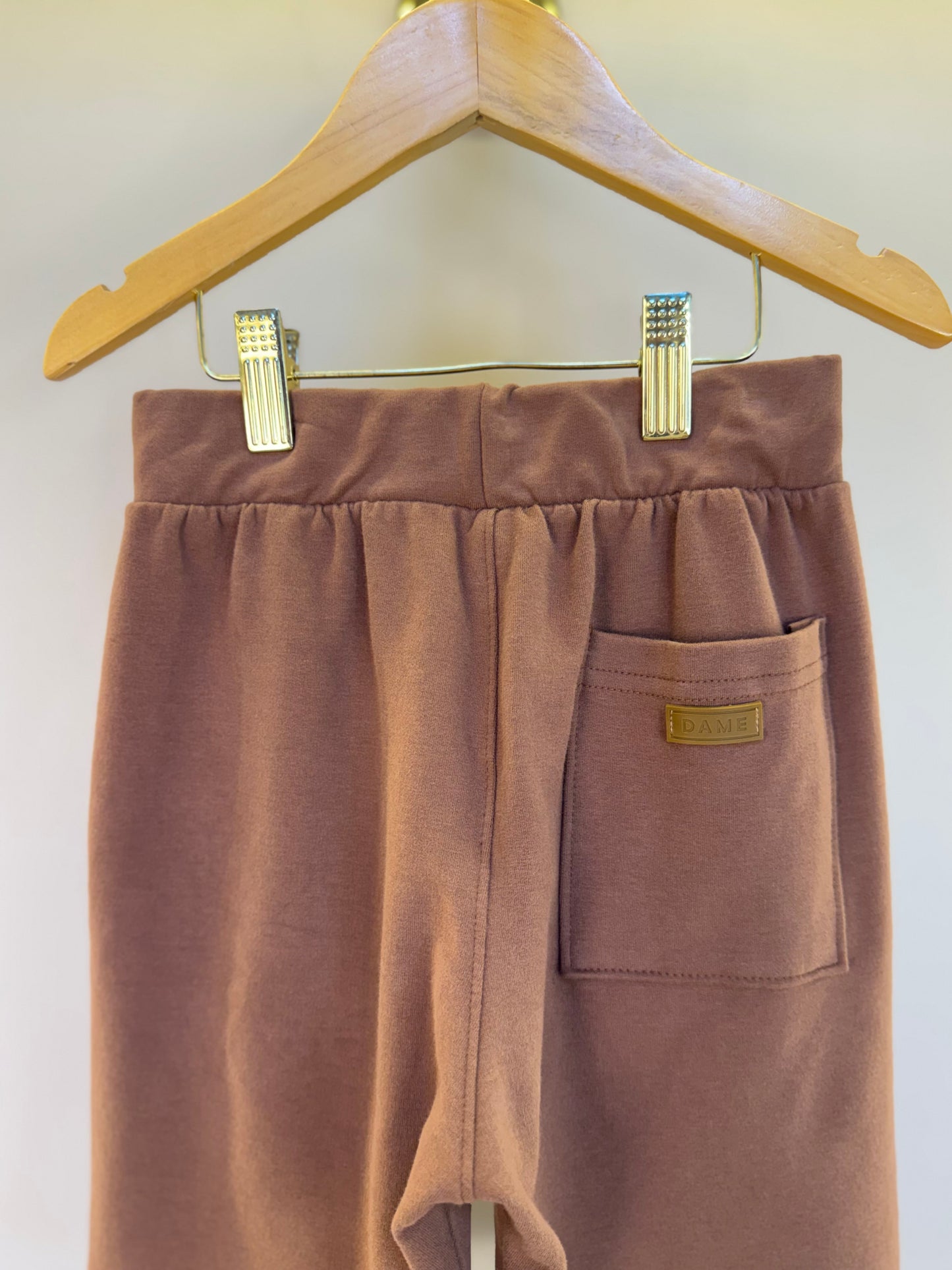 Bermuda Infantil Moletom Bolso Embutido Chocolate - Dame