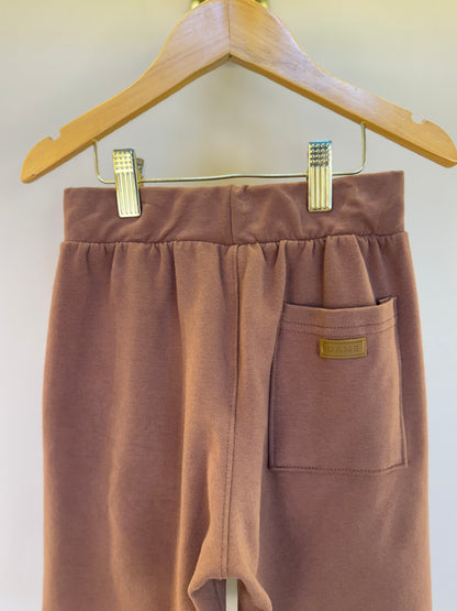 Bermuda Infantil Moletom Bolso Embutido Chocolate - Dame