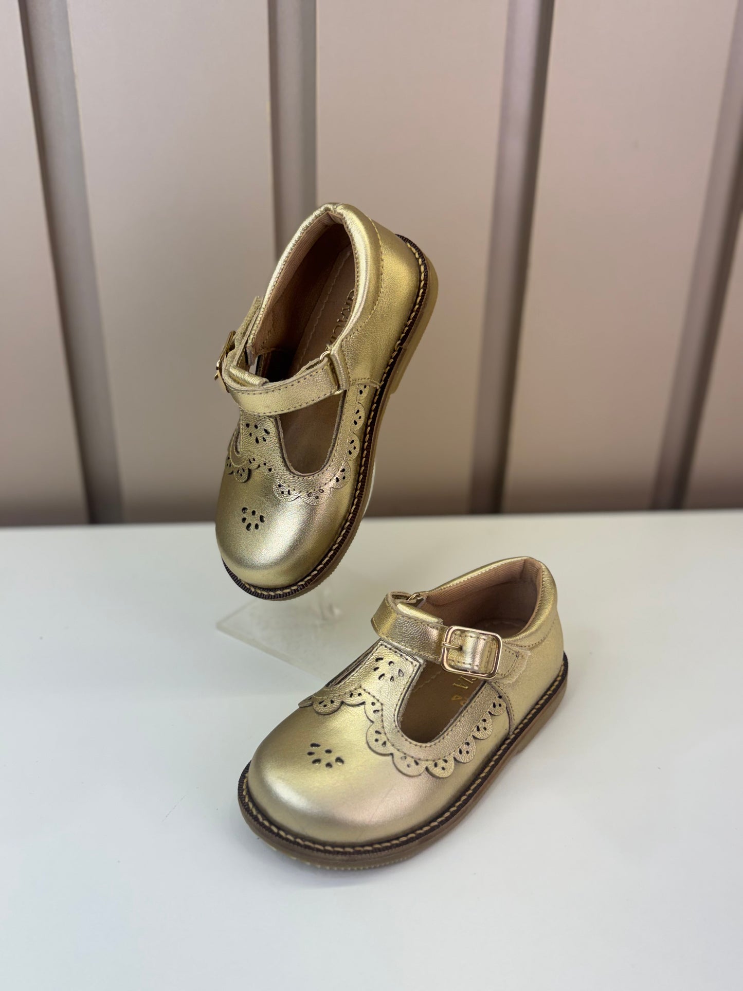 Sapato Infantil Serena Dourado - Gracia