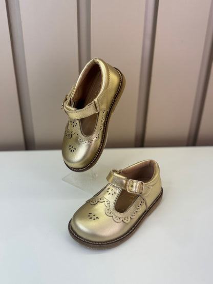 Sapato Infantil Serena Dourado - Gracia