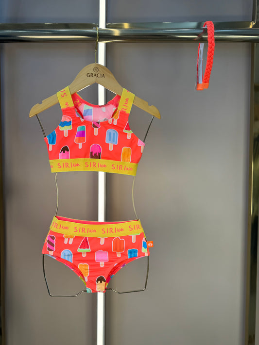 Biquíni Infantil Cropped Eduarda Picolé - Siri Kids