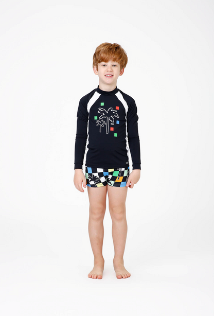 Conjunto Infantil ML Guilherme Silk Xadrez Color - Siri Kids