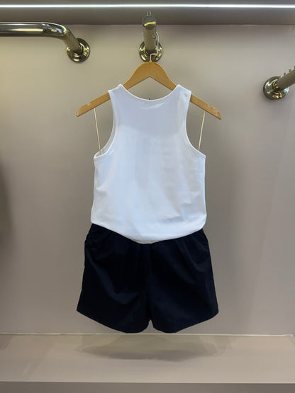 Conjunto Teen Blusa Regata e Short-Saia Off White - Vic Vick