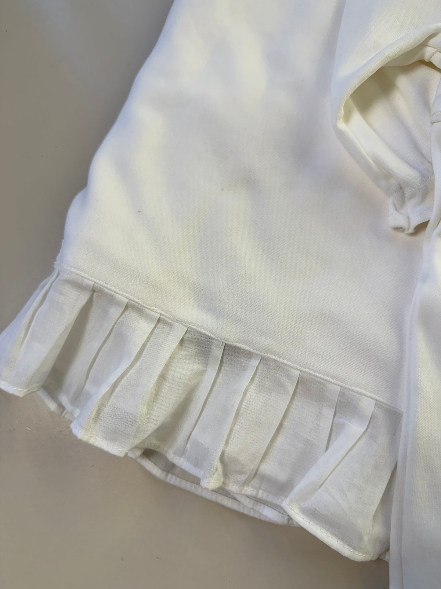 Saída de Maternidade Algodão Bebê Gola Renda Luxo - Roana