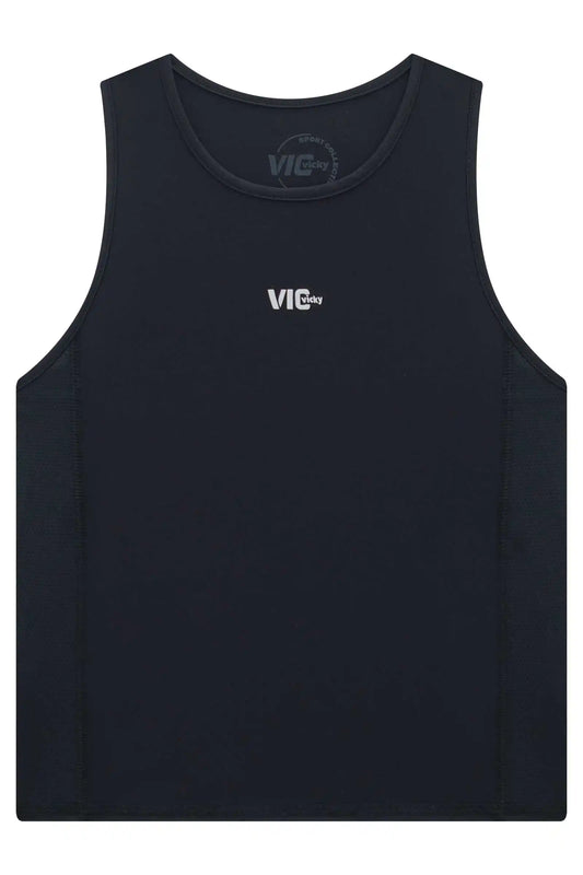 Blusa Teen Regata Preta - Vic Vick