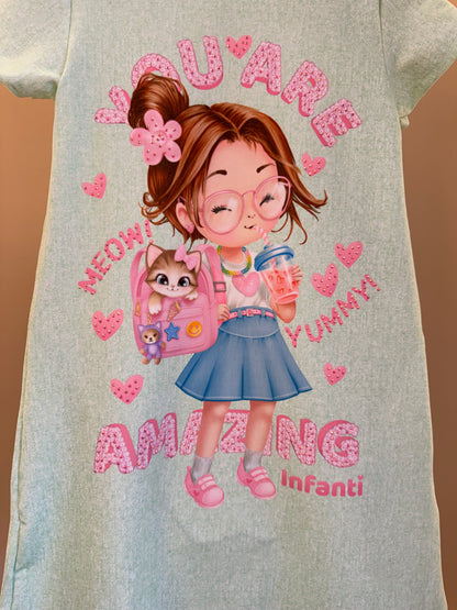 Vestido Infantil Menina Amazing - Infanti