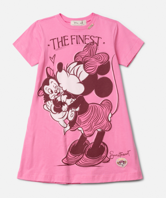 Vestido Infantil Minnie Mouse The Finest  Rosa - Animê