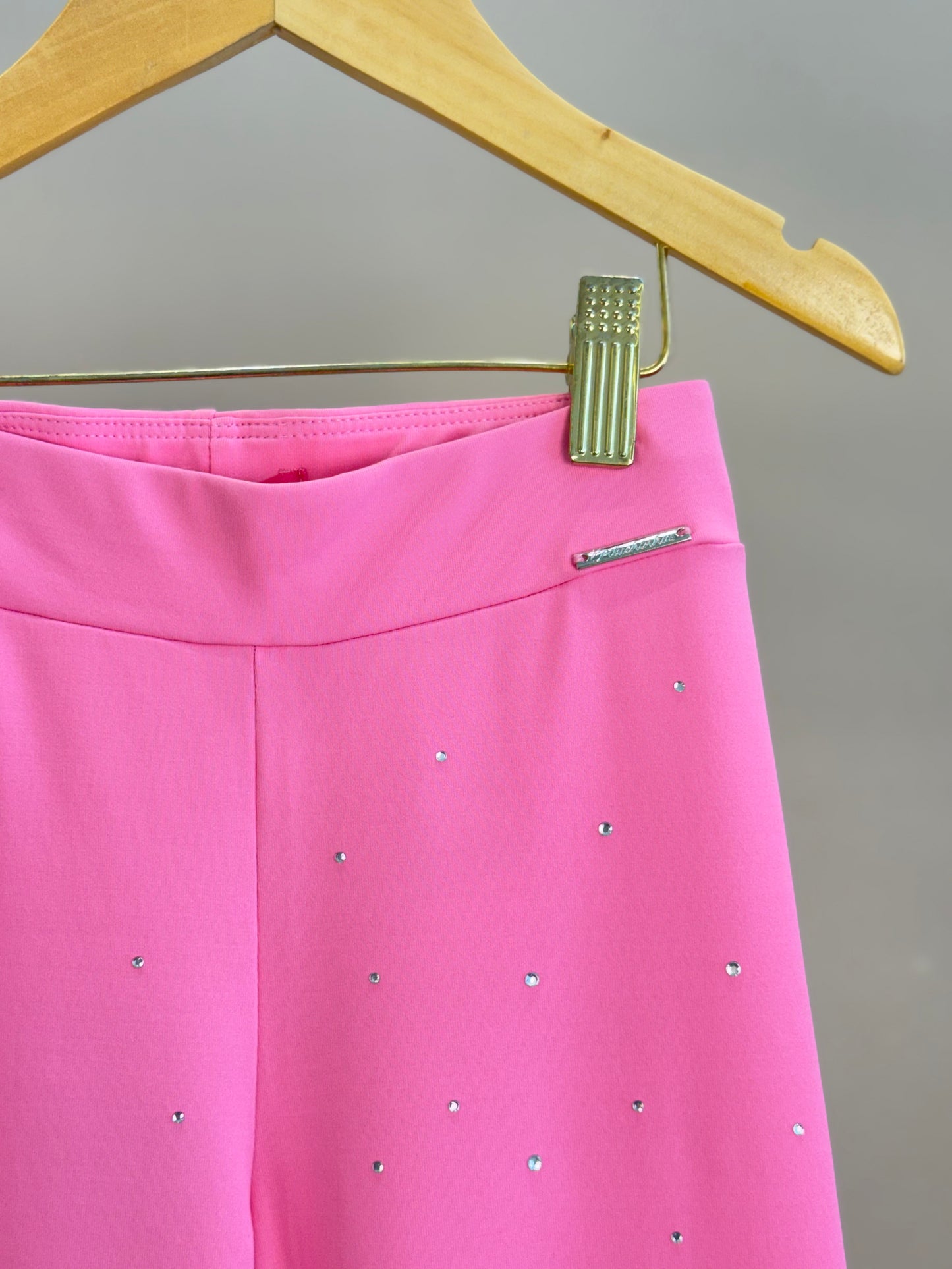 Calça Infantil Reta Light Cristais Barbie Rosa Pop Pink - Pituchinhus