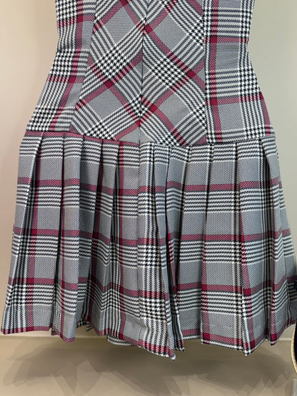 Vestido Teen Alfaiataria Com Blusa Detalhe Botões - Two In