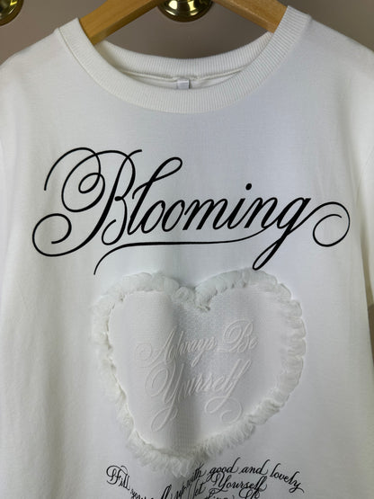 Blusa Teen T-Shirt Blooming Pérola - Authoria