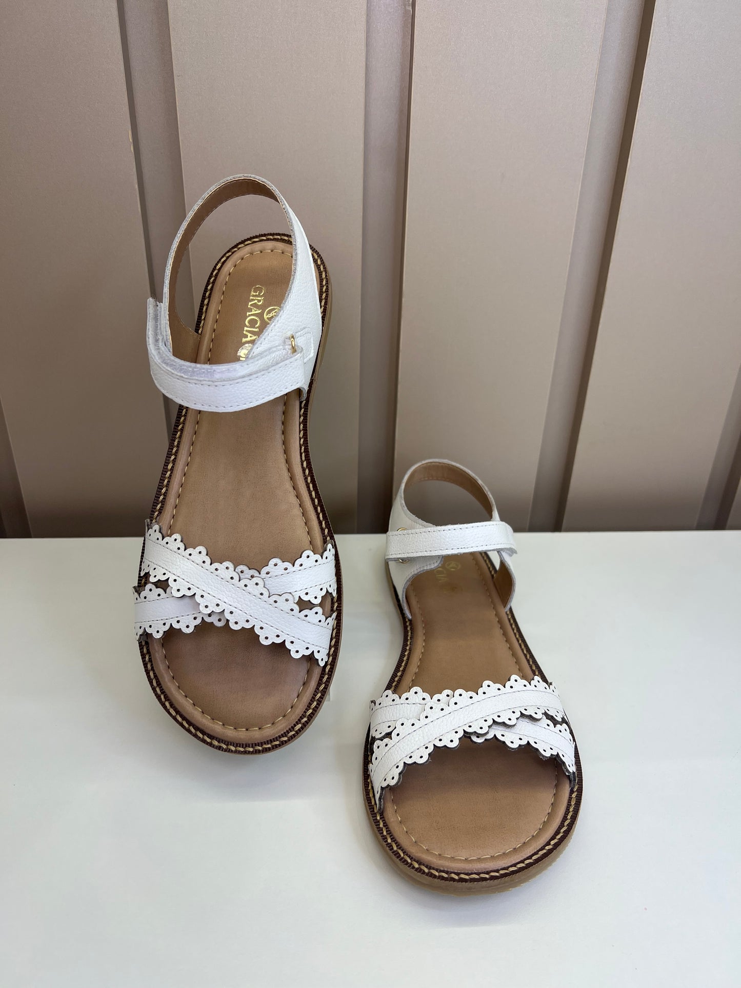 Sandália Infantil Valentina Branca - Gracia