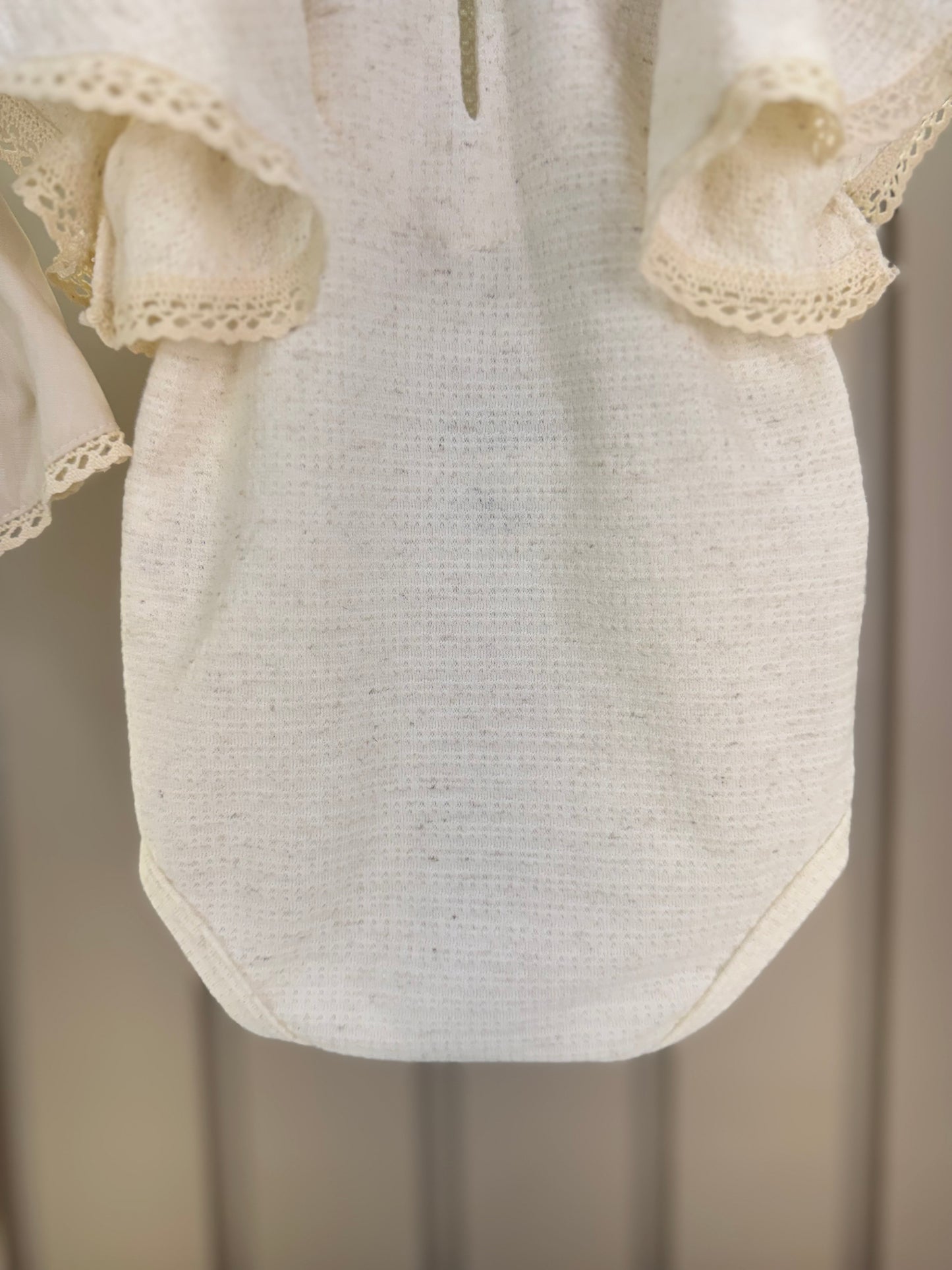 Conjunto Bebê Body Golinha e Calcinha Babado Pérola - Charpey