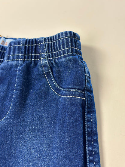 Calça Jeans Bebê Skinny Elastano Marinho - Dame