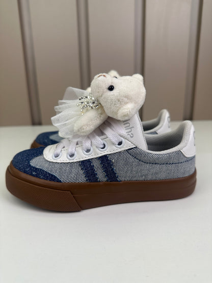 Tênis Infantil Casual Jeans Ursinha - Luluzinha