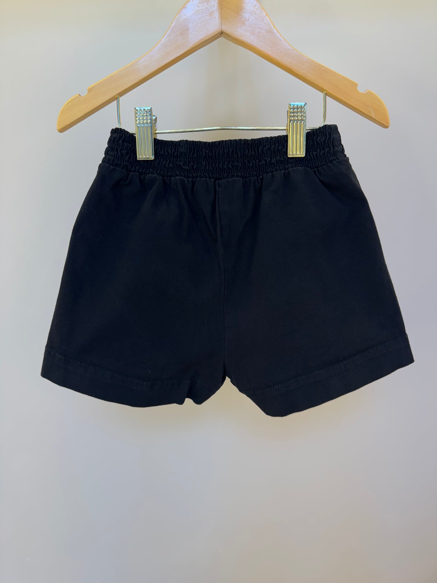 Saia-shorts Infantil Sarja Babadinho Preto - Pituchinhus