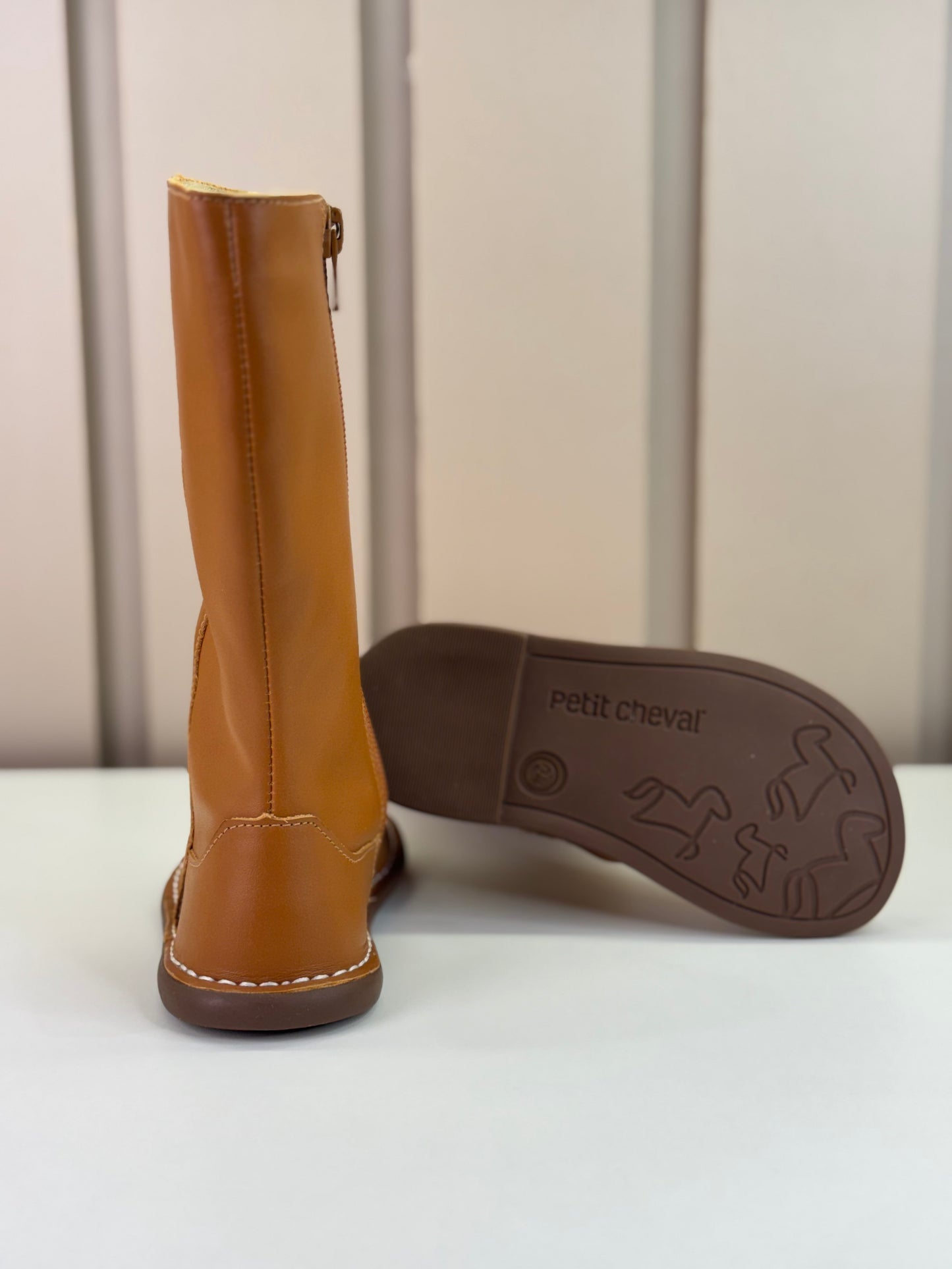 Bota Infantil Couro Pluie Nut - Petit Cheval